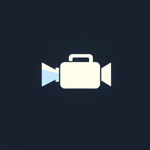 Icono que representa filmación y grabación de video.